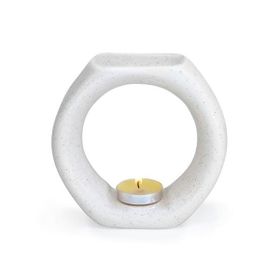Evidea 12.5 cm Krem Deco Aisa Seramik Buhurdanlık