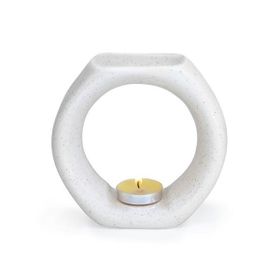Evidea 12.5 cm Krem Deco Aisa Seramik Buhurdanlık
