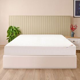 Evidea 160x200 cm Soft Fitted Beyaz Çift Kişilik Serinletici Alez