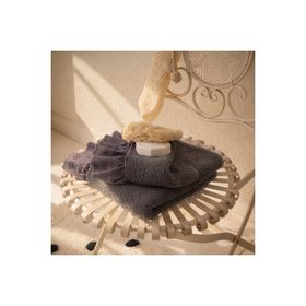 Evidea 30x50 CM Soft Antrasit Fırfırlı El Havlusu