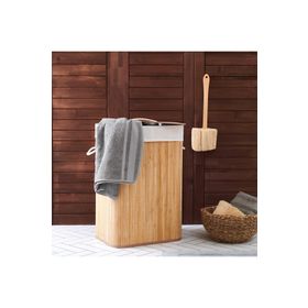 Evidea 60 lt Deco&Style Bambu Çamaşır Sepeti