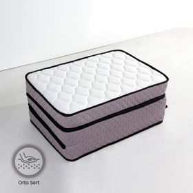 Evidea 90x190 cm Sleeptown Deluxe Pack Kuştüyü Sünger Katlanır Yatak