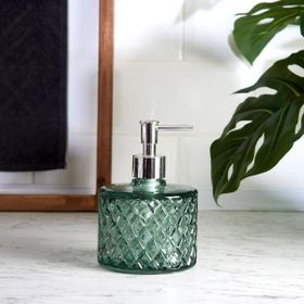 Evidea Ang Design Kristal Cam Sıvı Yeşil Sabunluk