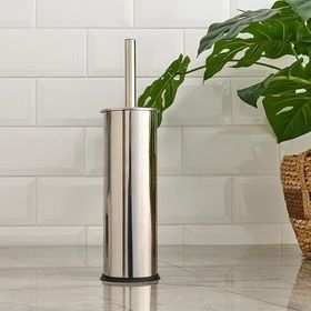 Evidea Bath Krom 36 cm Akıllı Kapaklı Tuvalet Fırçası