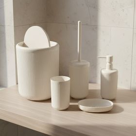 Evidea Bath Linea Bej 5'li Banyo Seti