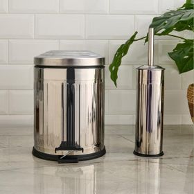 Evidea Bath Vintage Krom 2'li Banyo Seti