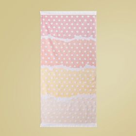 Evidea Carla Soft Renkli 70x140 cm Plaj Havlusu