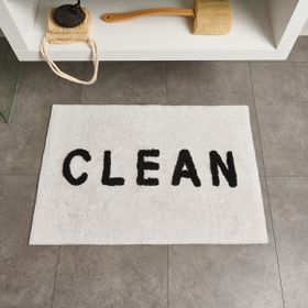 Evidea Clean Tufting Soft Beyaz 60x90 cm Banyo Paspası