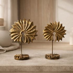 Evidea Deco Adella Gold 32 + 28 cm 2'li Dekor
