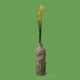Evidea Deco Allium Turuncu 87 cm Dal Çiçek