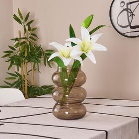 Evidea Deco Beyaz 92 cm Yapay Zambak