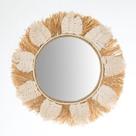 Evidea Deco Boho Beyaz 40 cm Ayna