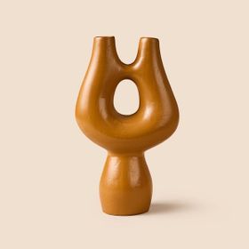 Evidea Deco Çizgili Kahverengi Bej 27 cm Dekor