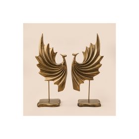Evidea Deco Dragon Gold 32 cm 2'li Dekor