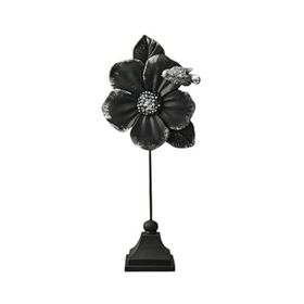Evidea Deco Fiore Siyah Gümüş 32 cm Dekor