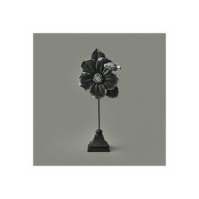 Evidea Deco Fiore Siyah Gümüş 32 cm Dekor