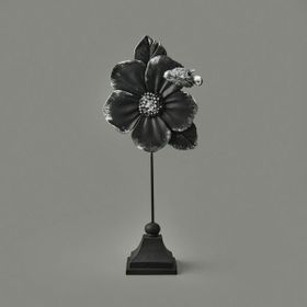 Evidea Deco Fiore Siyah Gümüş 32 cm Dekor