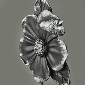 Evidea Deco Fiore Siyah Gümüş 32 cm Dekor