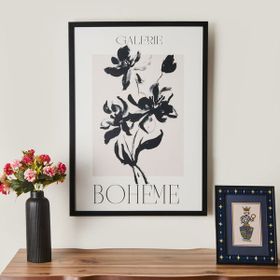 Evidea Deco French Cottage Galerie Boheme Siyah 50x70 cm Çerçeveli Tablo
