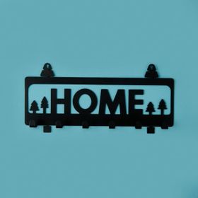 Evidea Deco Home Siyah 25x8 cm Anahtarlık