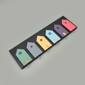 Evidea Deco House Renkli 40x12 cm Duvar Askısı