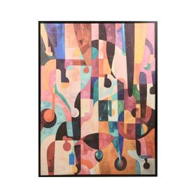 Evidea Deco Human Renkli 100x75 cm Tablo