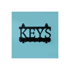 Evidea Deco Keys Siyah 22x10 cm Anahtarlık
