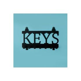 Evidea Deco Keys Siyah 22x10 cm Anahtarlık