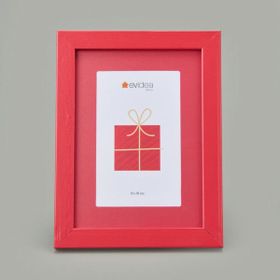 Evidea Deco Kırmızı 13x18 cm Ahşap Çerçeve