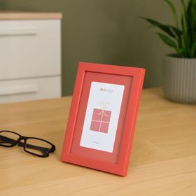 Evidea Deco Kırmızı 13x18 cm Ahşap Çerçeve