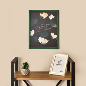 Evidea Deco Many Stories Yeşil Siyah 30x40 cm Duvar Panosu