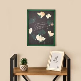 Evidea Deco Many Stories Yeşil Siyah 30x40 cm Duvar Panosu