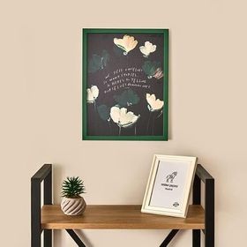 Evidea Deco Many Stories Yeşil Siyah 30x40 cm Duvar Panosu