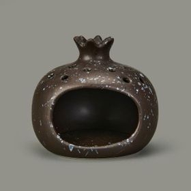 Evidea Deco Melograno Siyah 10 cm Buhurdanlık