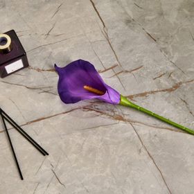 Evidea Deco Mor 60 cm Yapay Zambak Çiçeği