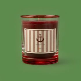 Evidea Deco Nautical Fun Kırmızı 130 gr Mum