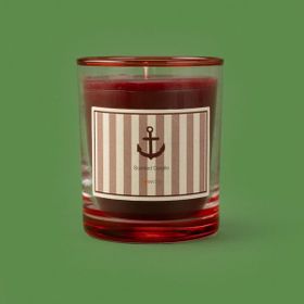 Evidea Deco Nautical Fun Kırmızı 130 gr Mum