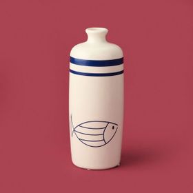 Evidea Deco Nautical Fun Mavi Beyaz 27 cm Vazo