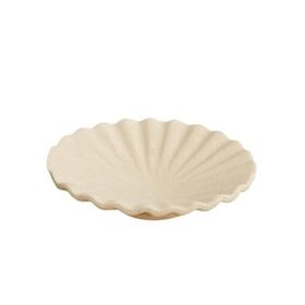 Evidea Deco Olite Bej 26 cm Dekoratif Tabak