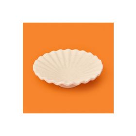 Evidea Deco Olite Bej 26 cm Dekoratif Tabak