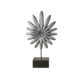 Evidea Deco Palmiye Gümüş Siyah 34 cm Dekor