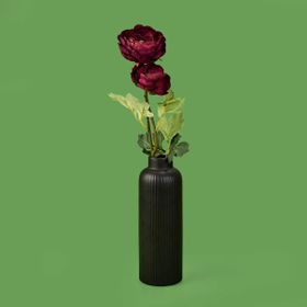Evidea Deco Rose Koyu Mor 66 cm Dal Çiçek