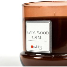 Evidea Deco Sandalwood Calm Kahverengi 260 gr Mum