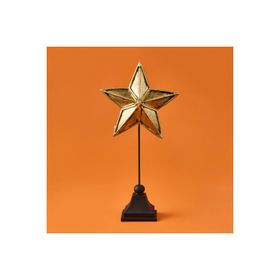 Evidea Deco Star Siyah Gold 33 cm Dekor
