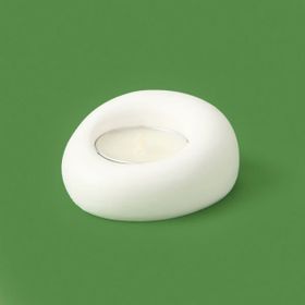 Evidea Deco Taş Beyaz 5 cm Mumluk