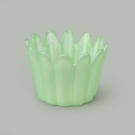 Evidea Deco Tulu Yeşil 9 cm Mumluk