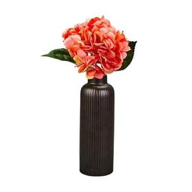 Evidea Deco Turuncu 37 cm Ortanca Dal Çiçek