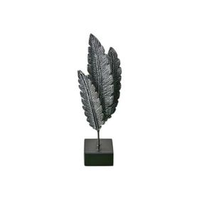 Evidea Deco Tüy Gümüş Siyah 38 cm Dekor