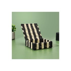 Evidea Deco Varese Siyah Krem 18x18x5 cm Dekoratif Kutu