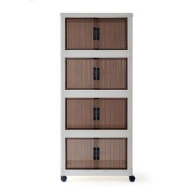 Evidea EmayHome Fold Go 4 Kat Katlanır Beyaz 127x55x31.7 cm Çok Amaçlı Dolap
